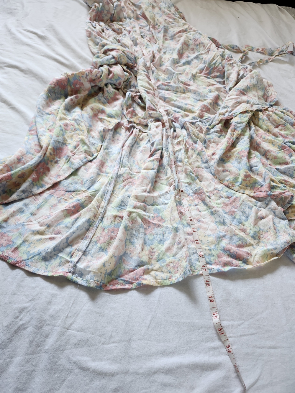 Joe Fresh Pastel Floral High-Low Ruffle Dress - Picture 8 of 8